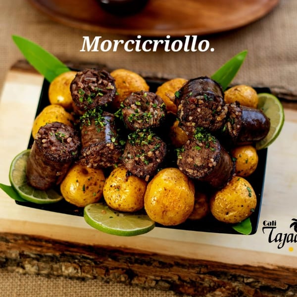 Morcicriollo with roasted potatoes