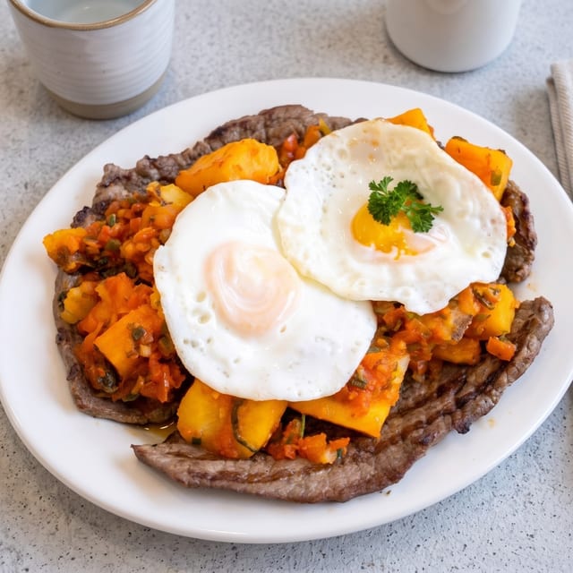 Bistec a Caballo.